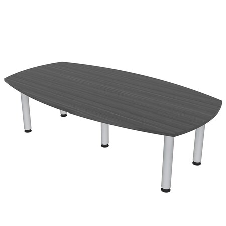 Skutchi Designs 45 in W, 84 in L, 29 in H, Engineered Wood Top, Grey HAR-ABOT-46X84-PT-AN